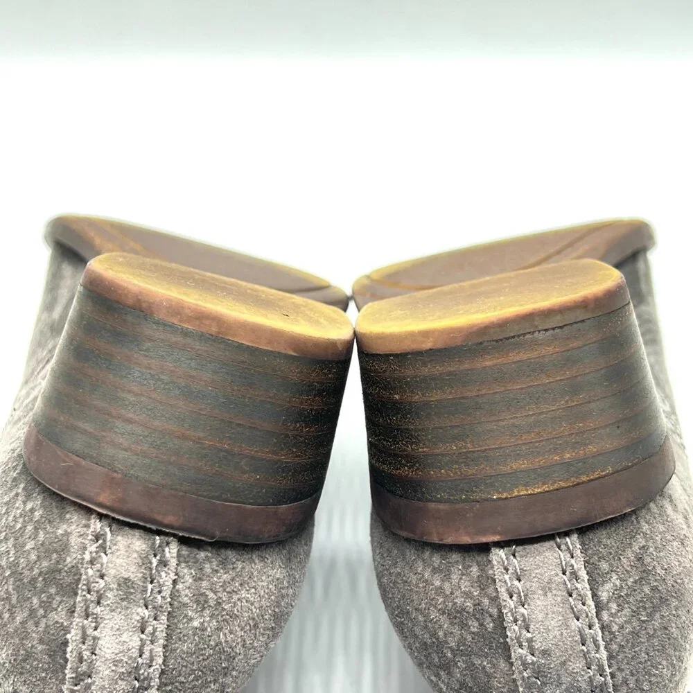 Lucky Brand Size 7.5 Basel‎ Gray Snakeskin Leather Ankle Boots Booties Shoes